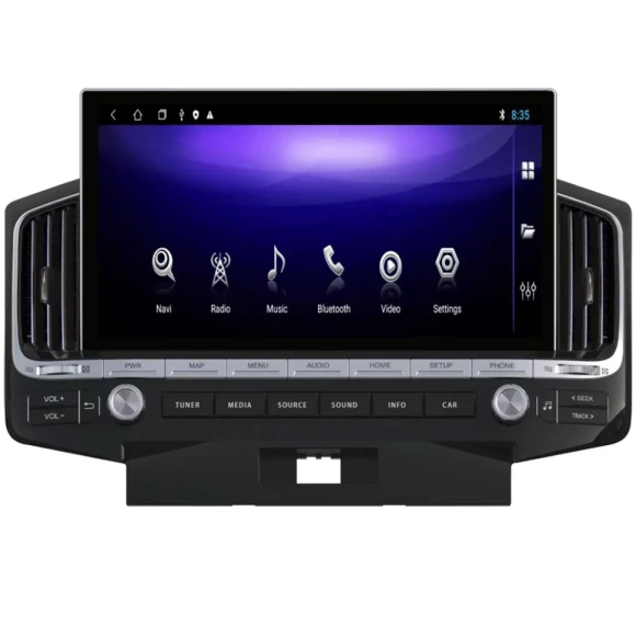 Магнитола для Toyota Land Cruiser 2008-2015 память 6/128 Гб экран 13" Parafar на Android 13.0 PF381L13