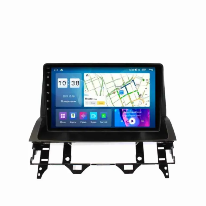 Магнитола для Mazda 6, Atenza 2002-2008 крепление сверху Parafar на Андроид 10.0 PF013T2LUX1Lite