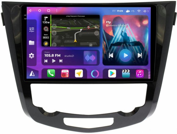 FarCar s400 2K для Nissan Qashqai, X-Trail на Android (BX665M климат)
