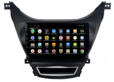 Магнитола для Hyundai Elantra 2011-2013 Parafar (cо встроенным модулем для подключения камер 360) на Андроид 13 PF360XHD360