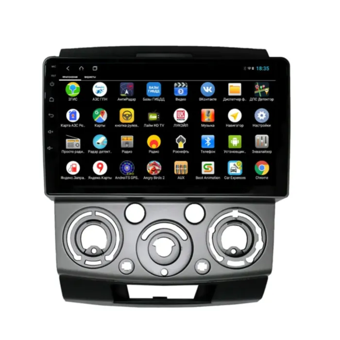 Магнитола для Ford Ranger 2006-2010/Mazda BT-50 2006-2010 Parafar на Андроид 13.0 PF090LUX1XHD