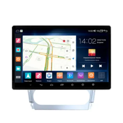 Магнитола для Ford Mondeo 2010-2015 серебристая Parafar (cо встроенным модулем для подключения камер 360) на Андроид 13.0 PF145T213u2kAIR360