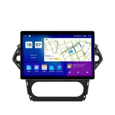 Магнитола для Ford Mondeo 2010-2015 черная Parafar на Андроид 13.0 PF145T111u2kAIR