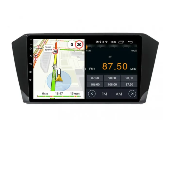 Магнитола для Volkswagen Passat 2015 Parafar (cо встроенным модулем для подключения камер 360) на Андроид 13.0 PF370U2K360