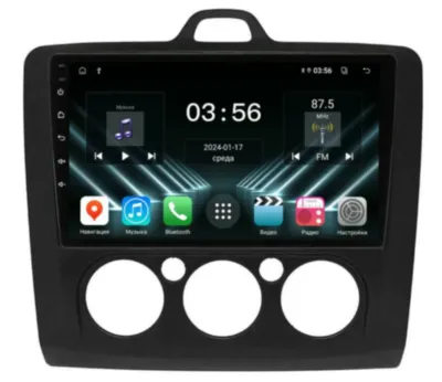 FarCar для Ford Focus, Mondeo, C-Max, Galaxy на Android (DX004/3284M черная кондей)