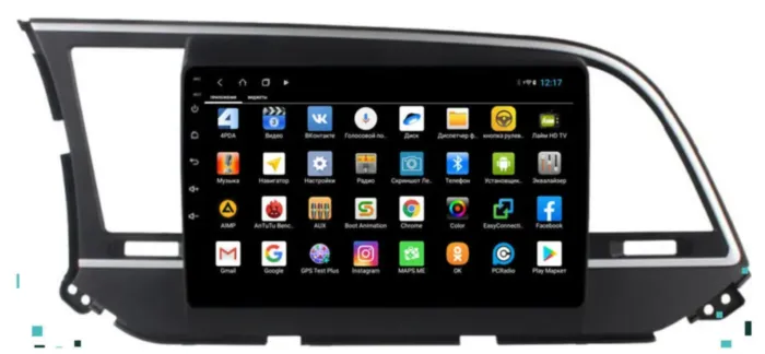 Магнитола для Hyundai Elantra 2016+ Parafar (cо встроенным модулем для подключения камер 360) на Андроид 13 PF581XHD360