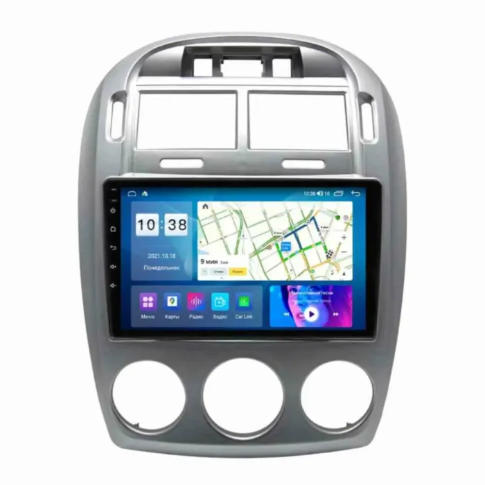 Магнитола для Kia Cerato Hatchback LD 2004-2006 без климат-контроля Parafar на Андроид 10.0 PF278T2LUX1Lite