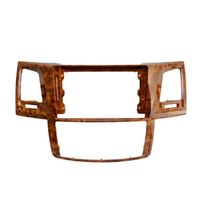 Магнитола для Toyota Hilux/Fortuner 2005-2008 авто с кондиционером цвет Дерево Parafar на Андроид 14.0 PF066ACWTHD