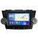 Магнитола для Toyota Highlander 2007-2013 c кнопкой аварийки Parafar на Андроид 13.0 PF035T2FHD