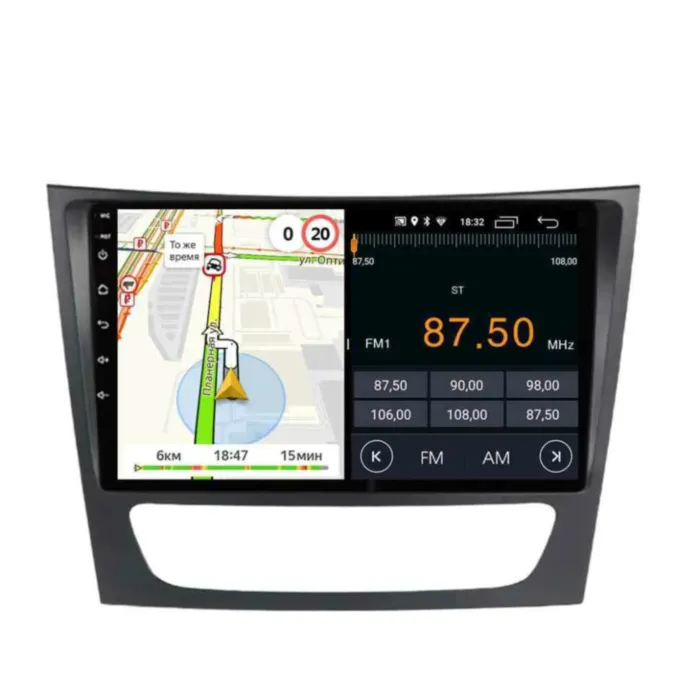 Магнитола для Mercedes-Benz E класс 2002-2010 W211 Parafar на Андроид 14.0 PF221KHD