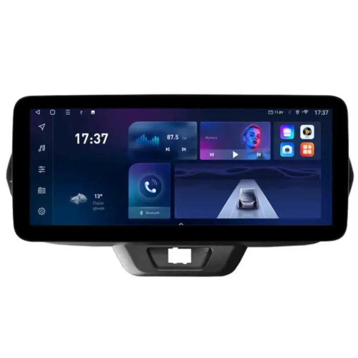 Магнитола для Toyota Passo 2016-2023 черная Parafar NEO в стиле Mercedes на Андроид 10.0 PF358NRGMm