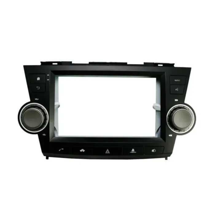 Магнитола для Toyota Highlander 2007-2013 c кнопкой аварийки Parafar на Андроид 13.0 PF035T2UHD