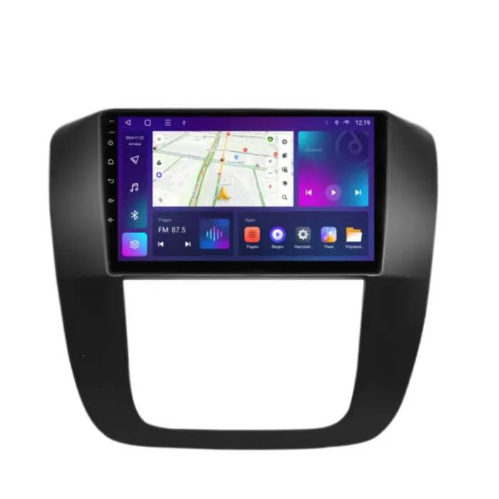 Магнитола для Chevrolet Silverado, Tahoe 2007-2014 черная мат Parafar на Андроид 13.0 PF041T2LUX1RNF