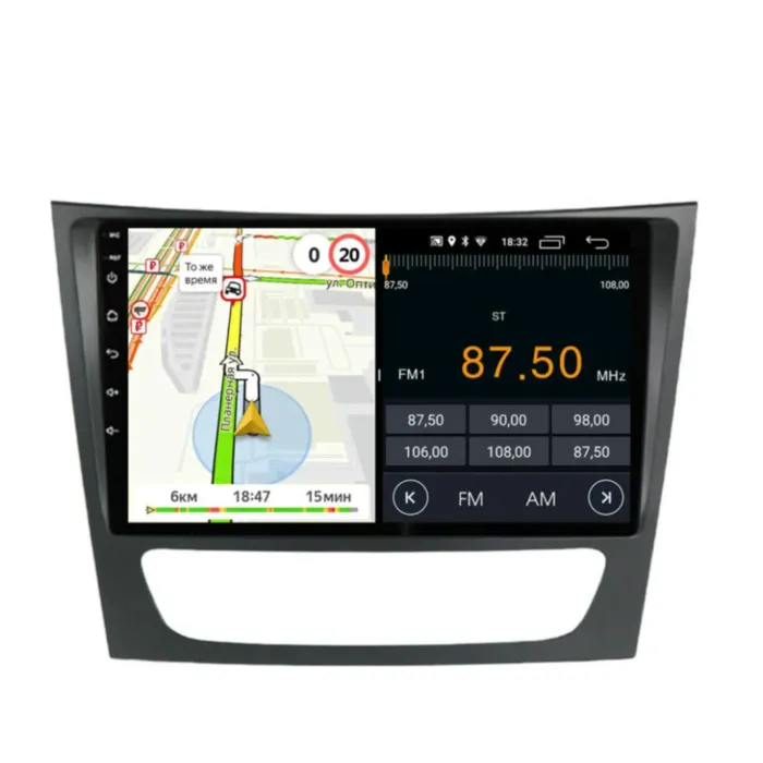 Магнитола для Mercedes-Benz E класс 2002-2010 W211 Parafar на Андроид 14.0 PF221THD