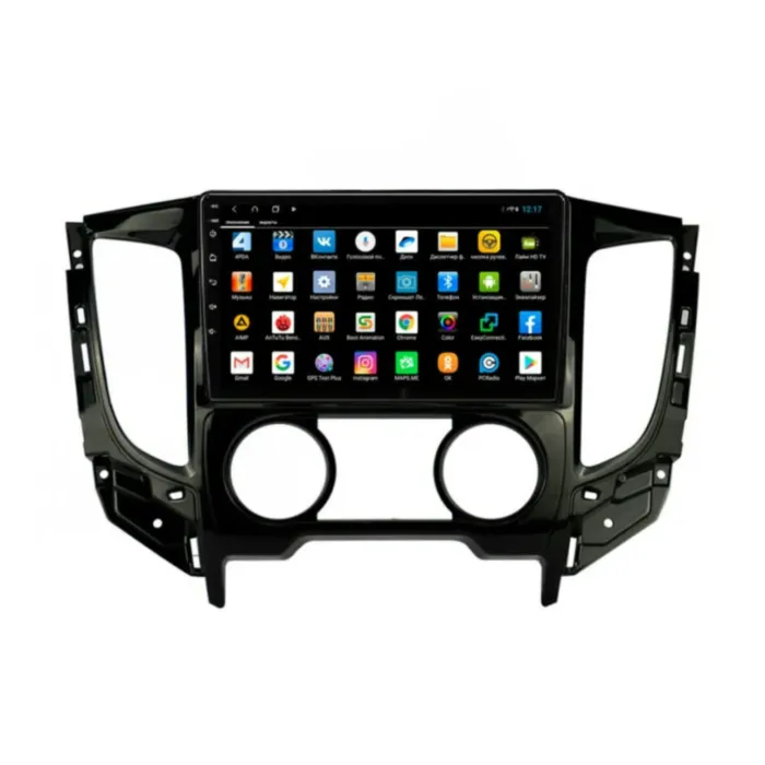 Магнитола для Mitsubishi Triton Manual Ac, Uv Black Parafar на Андроид 13 PF168XHD-AC