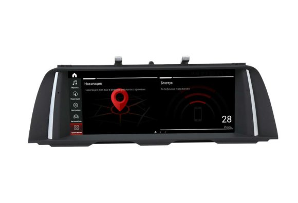 Магнитола для BMW 5 серия кузов F10 2013-2016 NBT OEM с IPS матрицей 10.25" 1920*720 Parafar на Андроид 13.0 PF5218T2a138/128
