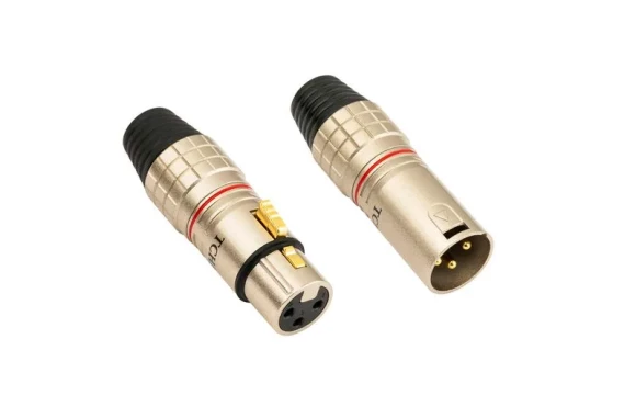 Tchernov Cable XLR Plug Special NG / Male/female pair (Red)