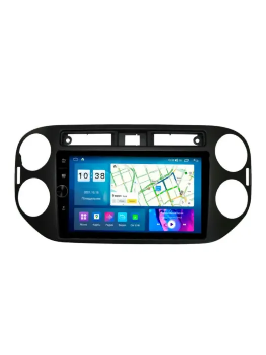 Магнитола для Volkswagen Tiguan 2011-2018 цвет Черный Parafar на Андроид 13.0 PF488T2LUX1LHDAV