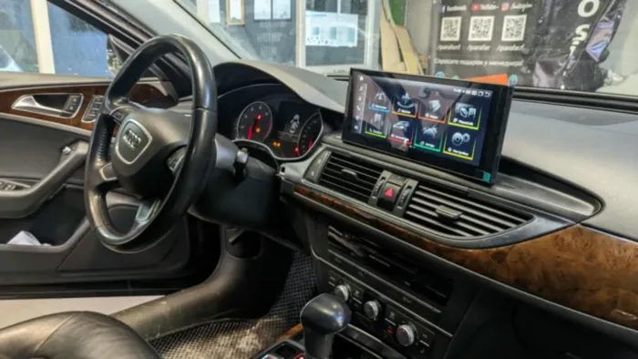 Магнитола для Audi A6L / A7 2016-2018 MIB экран 10.25" Parafar на Андроид 12.0 PF1236F