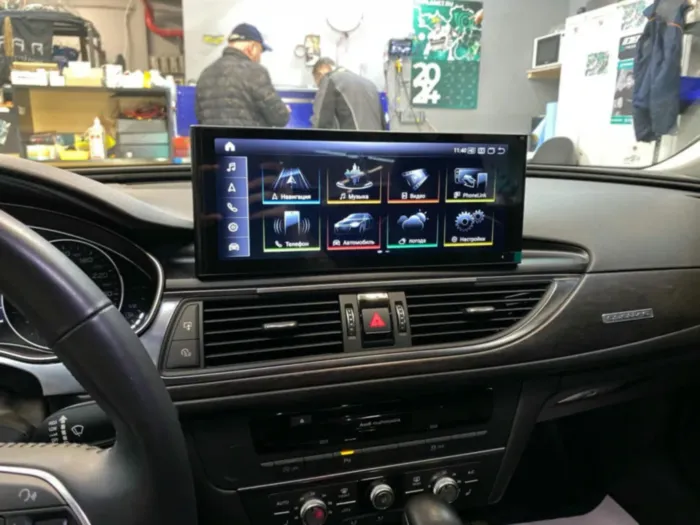 Магнитола для Audi A6L / A7 2016-2018 MIB экран 10.25" Parafar на Андроид 12.0 PF1236F