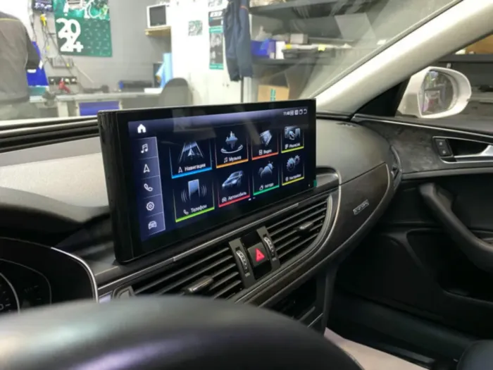 Магнитола для Audi A6L / A7 2016-2018 MIB экран 10.25" Parafar на Андроид 12.0 PF1236F