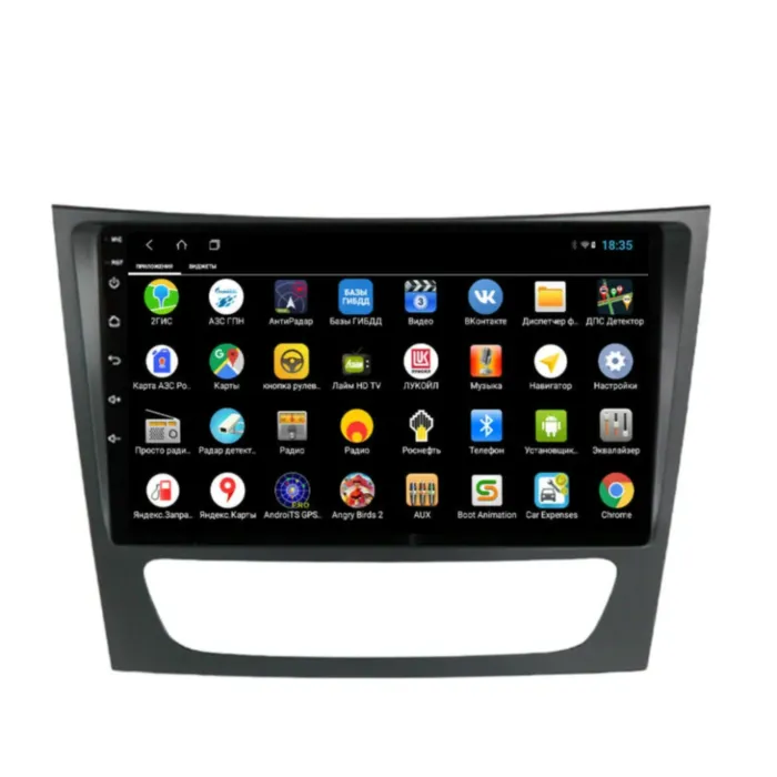 Магнитола для Mercedes-Benz E класс 2002-2010 W211 Parafar (cо встроенным модулем для подключения камер 360) на Андроид 13 PF221XHD360