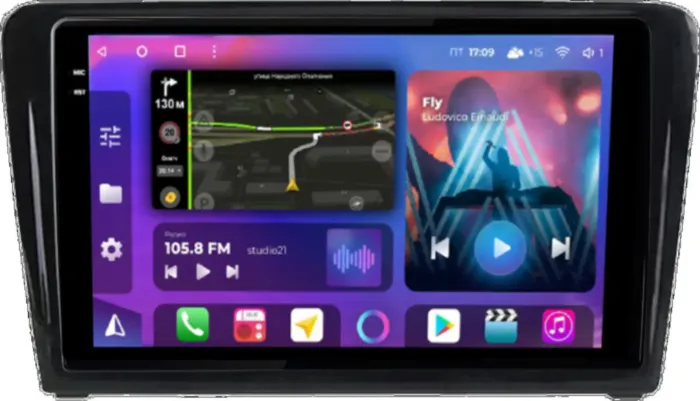 FarCar s400 2K для Skoda Rapid на Android (XXL3043M)