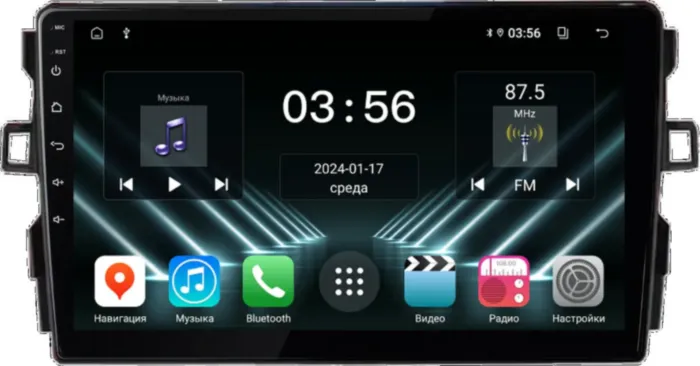 FarCar для Toyota Auris на Android (DX3024M)