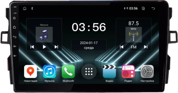 FarCar для Toyota Auris на Android (DX3024M)