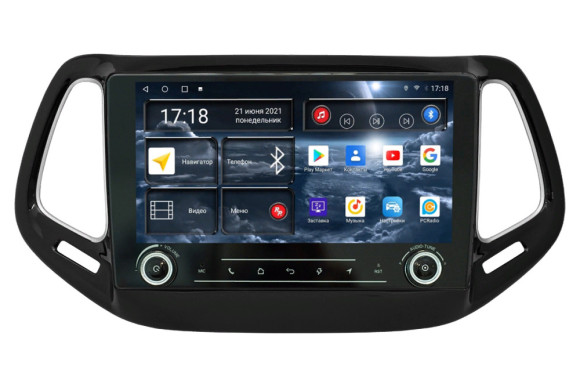 RedPower K71315 для Jeep Compass 2-поколение с маленьким дисплеем (09.2016-н.в)