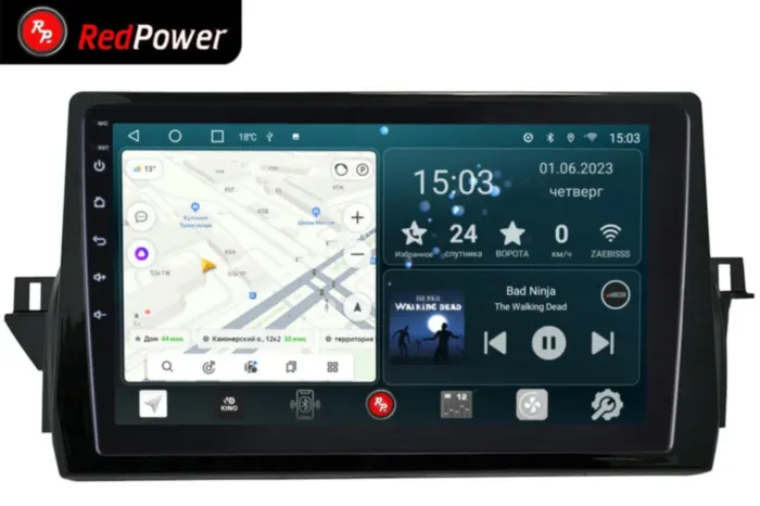 RedPower 70332 для Toyota Camry XV70 9-поколение, рестайлинг (11.2020-н.в.) глянец