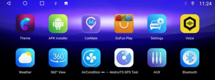 Магнитола для Toyota Land Cruiser Prado 150 2017-2021 Parafar для высокой комплектации JBL+LVDS 360 на Андроид 14.0 PF348L12T3