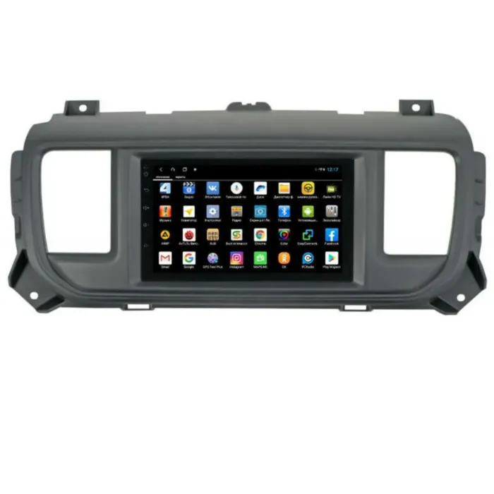 Магнитола для Peugeot Expert 2016+/Traveller 2016+ и Citroen Dispatch 2016+/Jumpy 2016+/Spacetourer 2016+/Opel Vivaro 2020/Opel Vivaro 2020 Parafar (cо встроенным модулем для подключения камер 360) на Андроид 13.0 PF555XHD3607