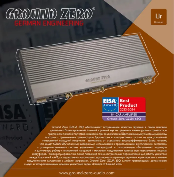 Ground Zero GZUA 6SQ