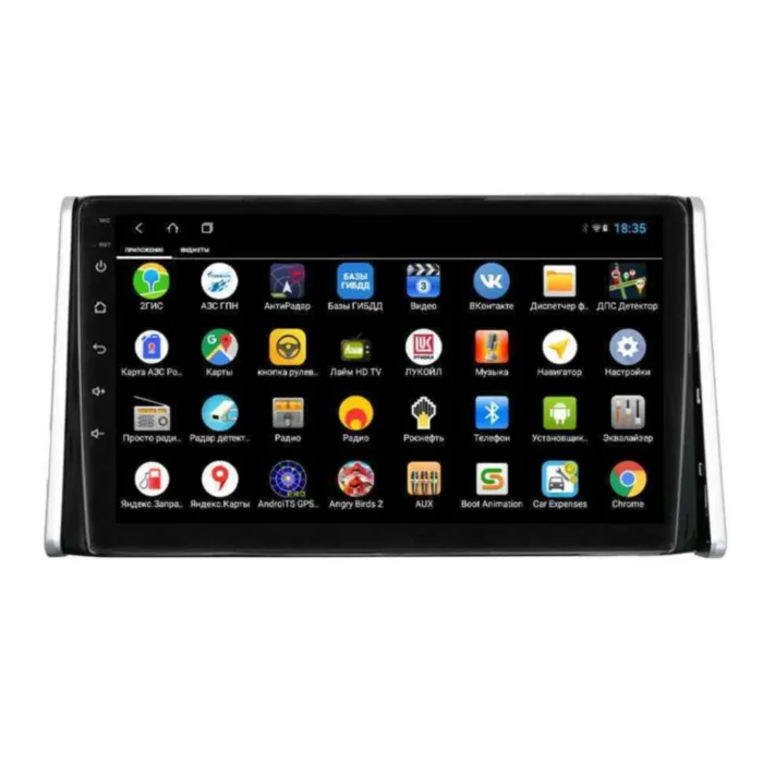 Магнитола для Toyota RAV4 2019+ левый руль ТИП 4 Parafar на Андроид 14.0 PF568T4KHD