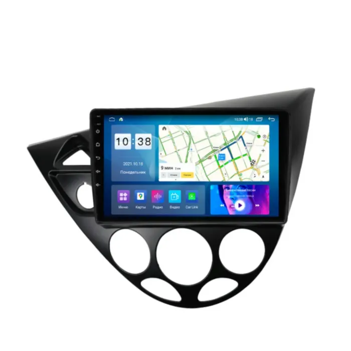 Магнитола для Ford Focus 1998-2005 Parafar (cо встроенным модулем для подключения камер 360) на Андроид 13 PF882LUX1XHD360