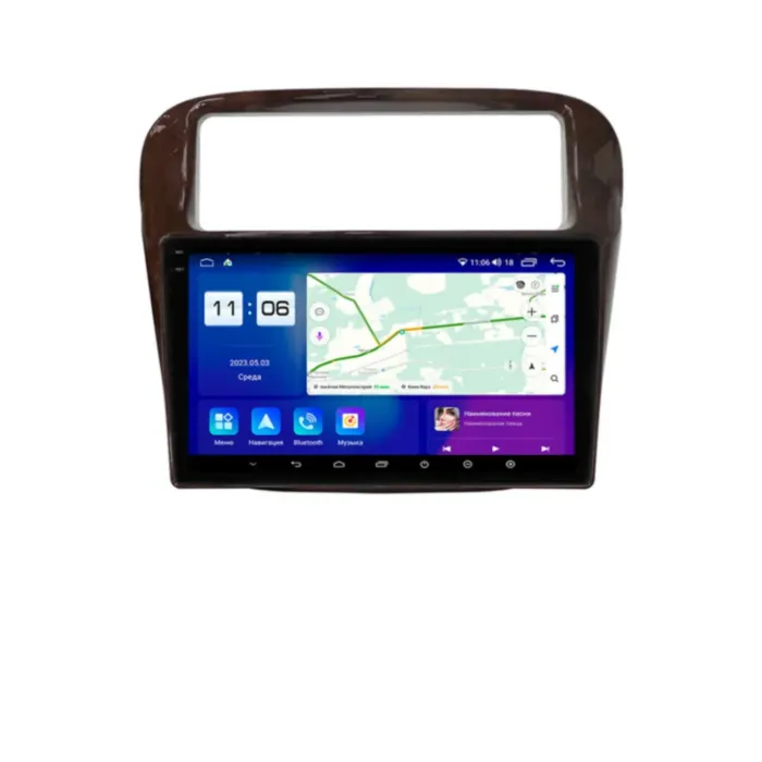 Магнитола для Honda Odyssey 1995-1998 Дерево Parafar (cо встроенным модулем для подключения камер 360) на Андроид 13.0 PF494LUX1U2K360