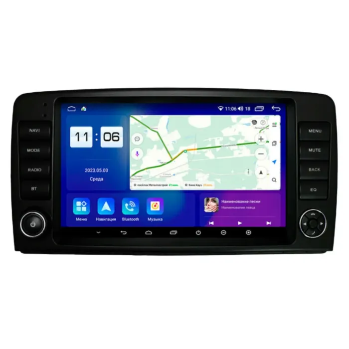 Магнитола для Mercedes R class 2005-2011 Parafar (cо встроенным модулем для подключения камер 360) на Андроид 13.0 PF212T1LUX1U2K360