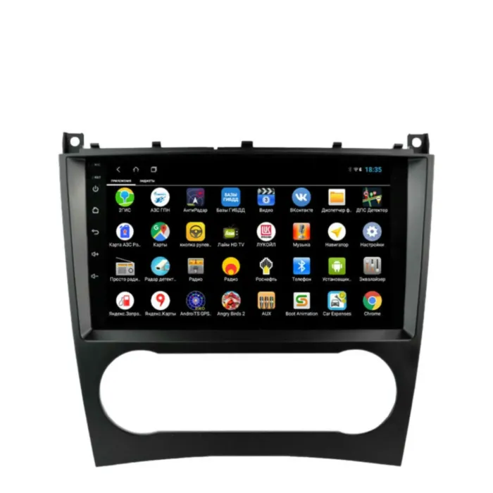 Магнитола для Mercedes-Benz C-class W203 2005-2009, G-class W463 2008-2012, CLC CL203 2008-2011 Parafar (cо встроенным модулем для подключения камер 360) на Андроид 13 PF206XHD360