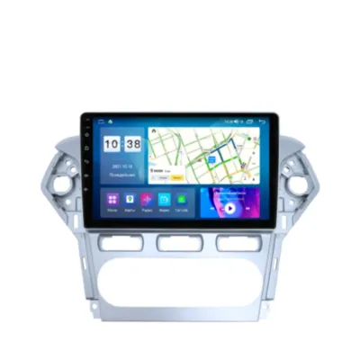 Магнитола для Ford Mondeo 2010-2015 серебристая Parafar на Андроид 14.0 PF145T2KHD