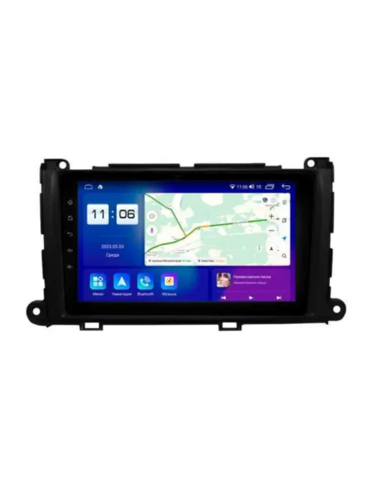 Магнитола для Toyota Sienna 2011-2015 Parafar на Андроид 14.0 PF454LUX2KHD