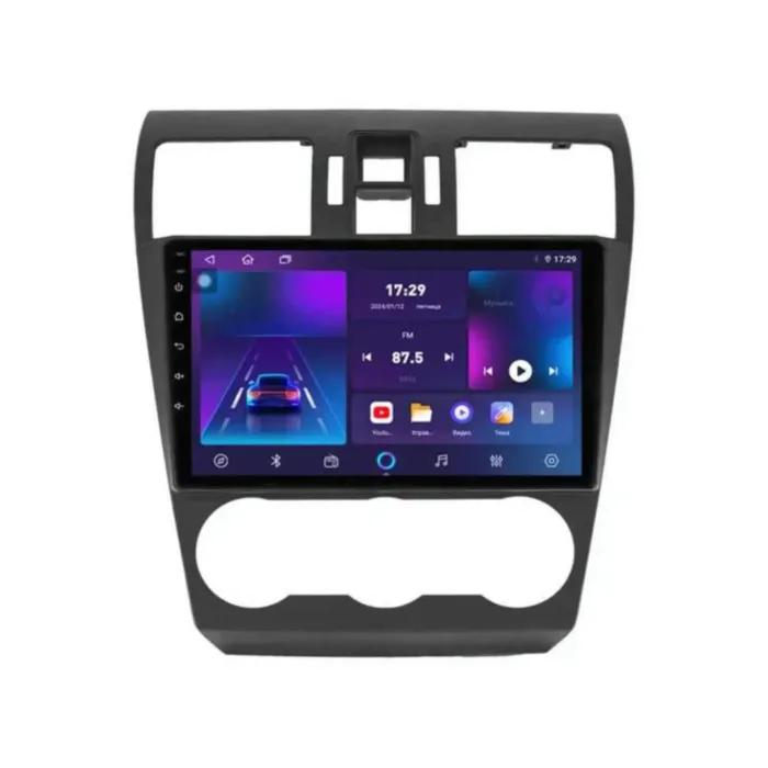 Магнитола для Subaru Levorg 2014-2017 черная Parafar на Андроид 12.0 PF529T2RGu