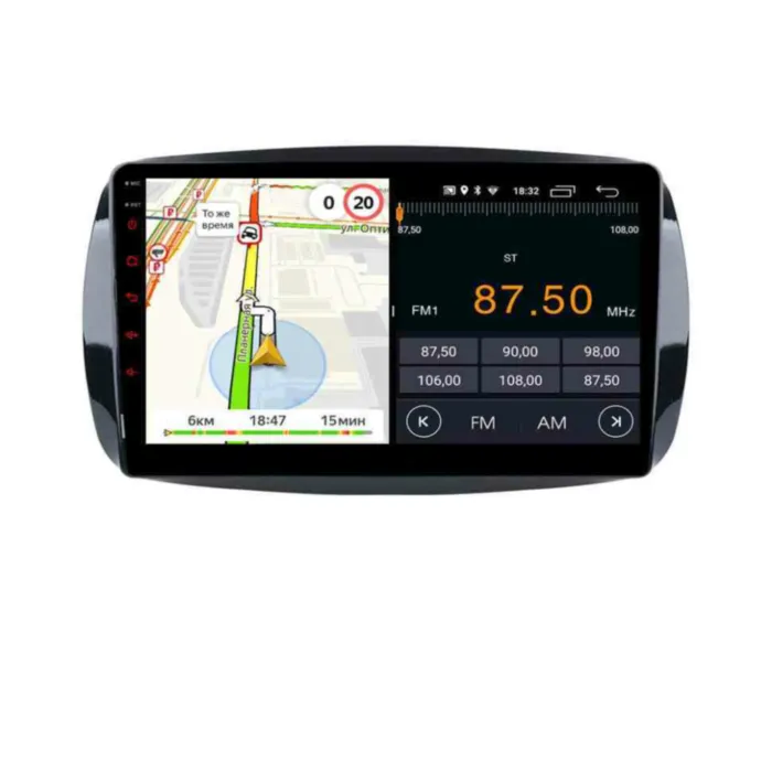 Магнитола для Mercedes Smart 2016+ Parafar на Андроид 14.0 PF214KHD