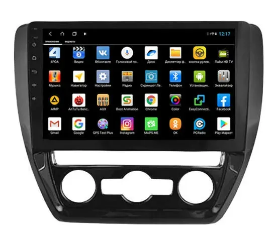 Магнитола для Volkswagen Bora 2016-2018 Parafar на Андроид 10.0 PF990LUX1Lite