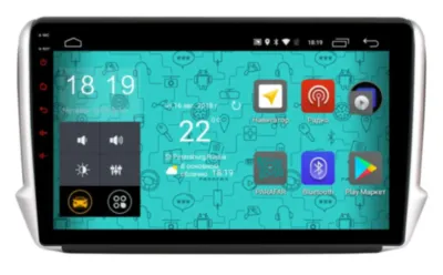 Магнитола для Peugeot 2008 2008-2019 Parafar на Андроид 10.0 PF892Lite