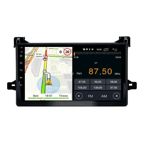 Магнитола для Toyota Prius 2015 Parafar на Андроид 12.0 PF022LUX1RGu