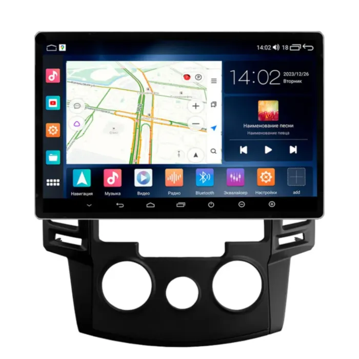 Магнитола для Hyundai i30 2008 - 2011 климат Parafar (cо встроенным модулем для подключения камер 360) на Андроид 13.0 PF258T2LUX113u2kAIR360