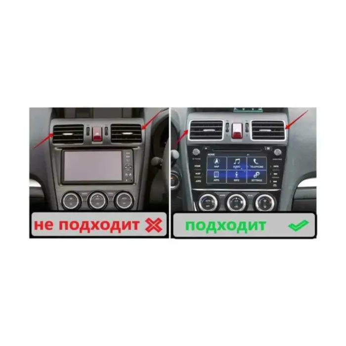 Магнитола для Subaru Levorg 2014-2017 черная Parafar на Андроид 10.0 PF529T2rnfAIR