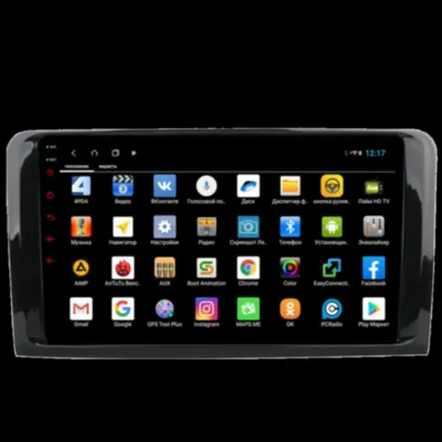 Магнитола для Mercedes GL / ML кузов 164 2005-2012 Parafar (cо встроенным модулем для подключения камер 360) на Андроид 13 PF213XHD360