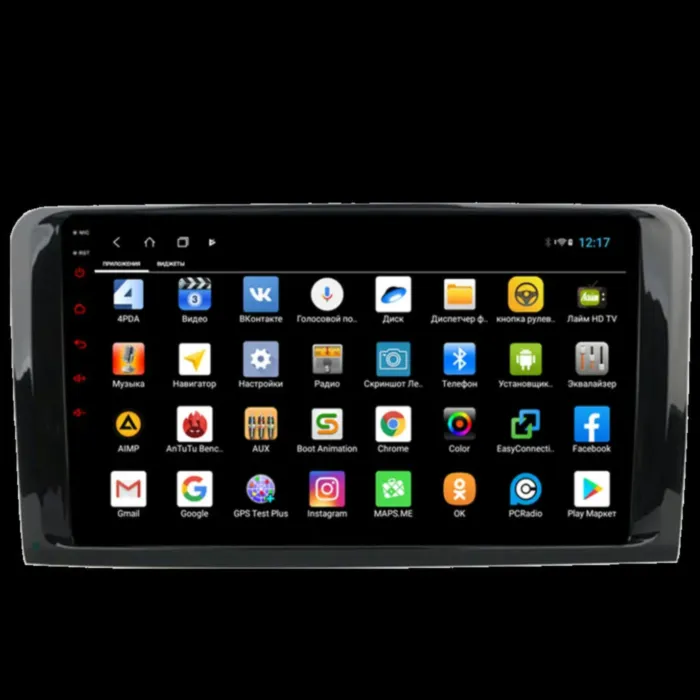 Магнитола для Mercedes GL / ML кузов 164 2005-2012 Parafar (cо встроенным модулем для подключения камер 360) на Андроид 13 PF213XHD360